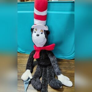 Vintage 1983 Dr. Seuss Cat in the Hat Plush Stuffed Animal  24“